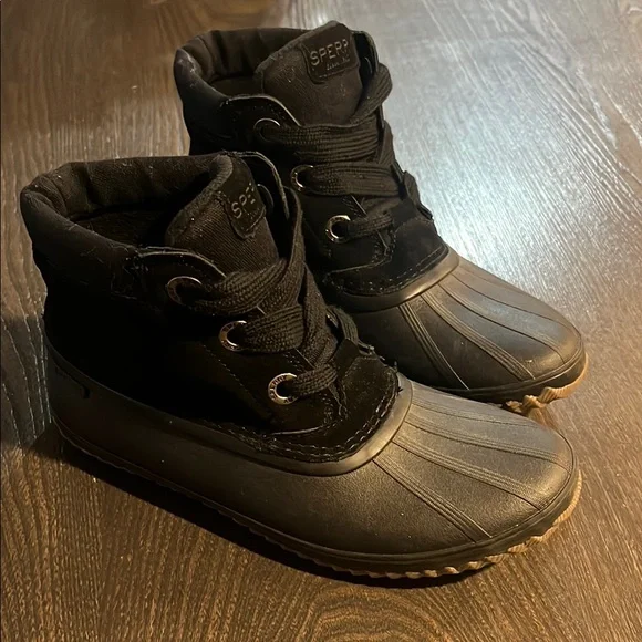 Sperry Top Sider Suede Rubber Duck Boots - Picture 1 of 9